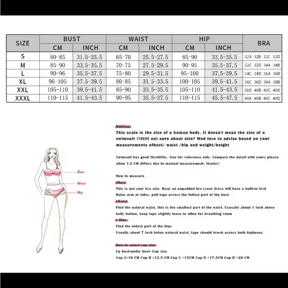 NWT - Swimsuit Body Cutout Bandeau Gold Accents Adjustable Straps - Luxury Style - Picture 7 of 7